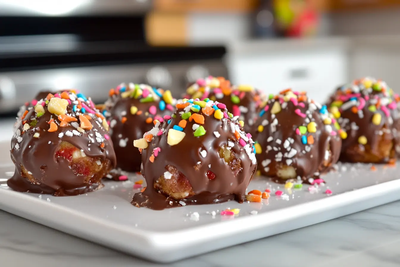 frozen strawberries dipped in chocolate